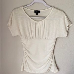 Juniors cream blouse